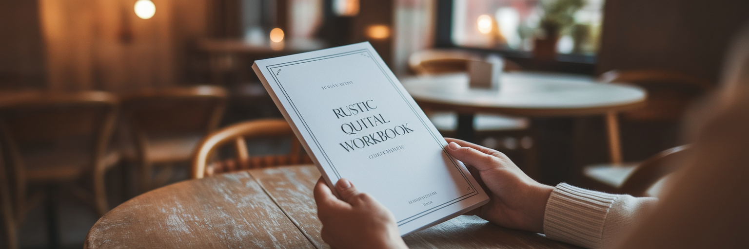 Satisfied customer reviewing a digital product