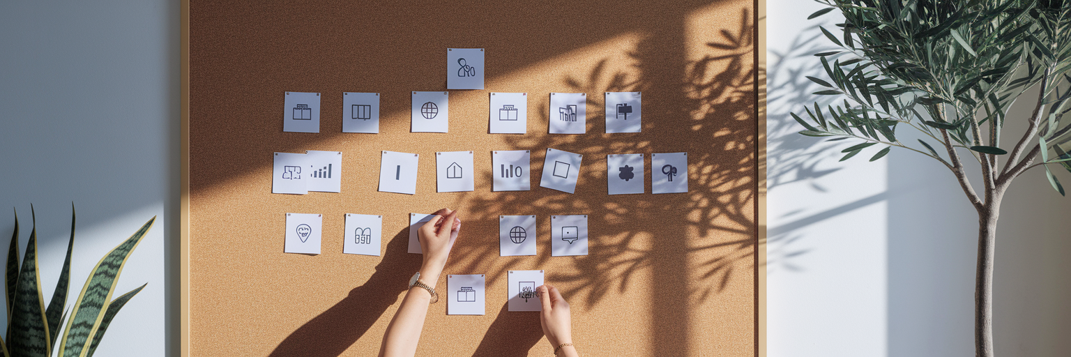 Content creator planning a strategy