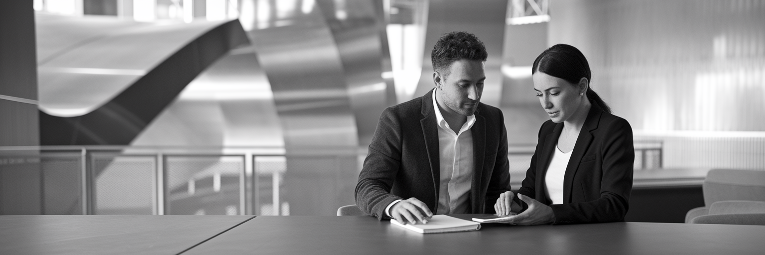 Profesionales colaborando en un espacio de trabajo